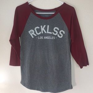 Young & Reckless Baseball Tee